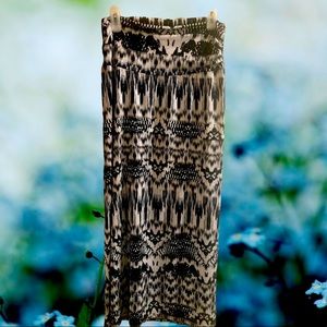 AGB Black/White/Grey Maxi Skirt 🖤🤍